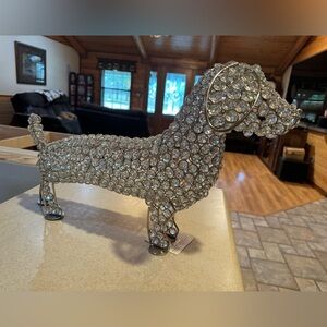 Large beaded Dachshund decor